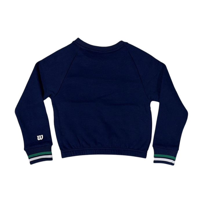 Wilson Girls Lightweight Crewneck Relaxed Fit Logo Sweatshirt