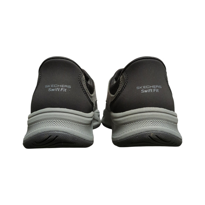 Skechers Men's Canvas Swift Fit Bungee Laced Casual Sneaker