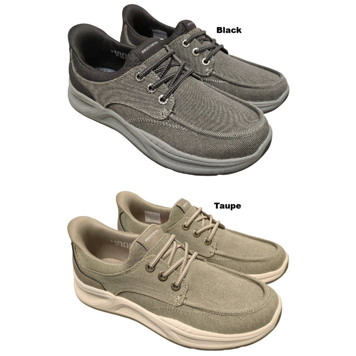 Skechers Men's Canvas Swift Fit Bungee Laced Casual Sneaker