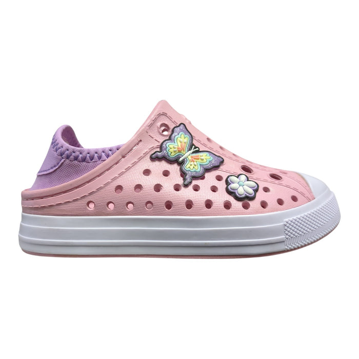 Skechers Toddler Girls Lightweight Foamies Molded Slip-On Shoe