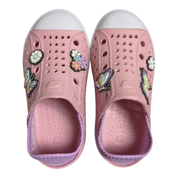 Skechers Toddler Girls Lightweight Foamies Molded Slip-On Shoe