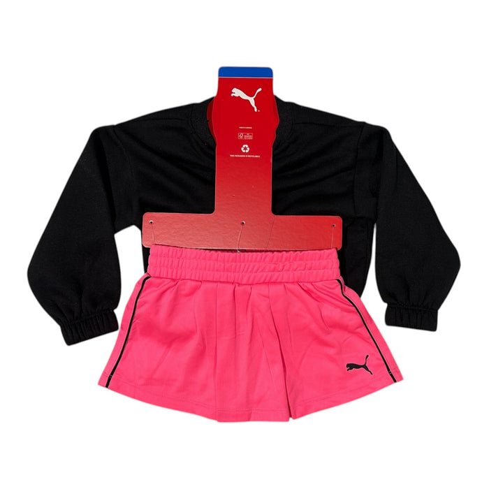 Puma Toddler Girls 2pc Regular Fit Active Sweatshirt & Skort