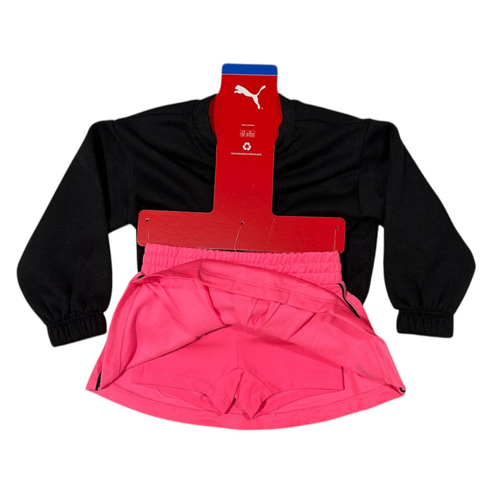 Puma Toddler Girls 2pc Regular Fit Active Sweatshirt & Skort