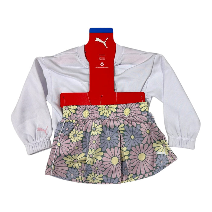 Puma Toddler Girls 2pc Regular Fit Active Sweatshirt & Skort