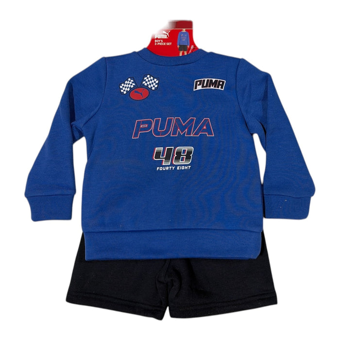 Puma Toddler Boys 2pc Regular Fit Active Sweatshirt & Short Set
