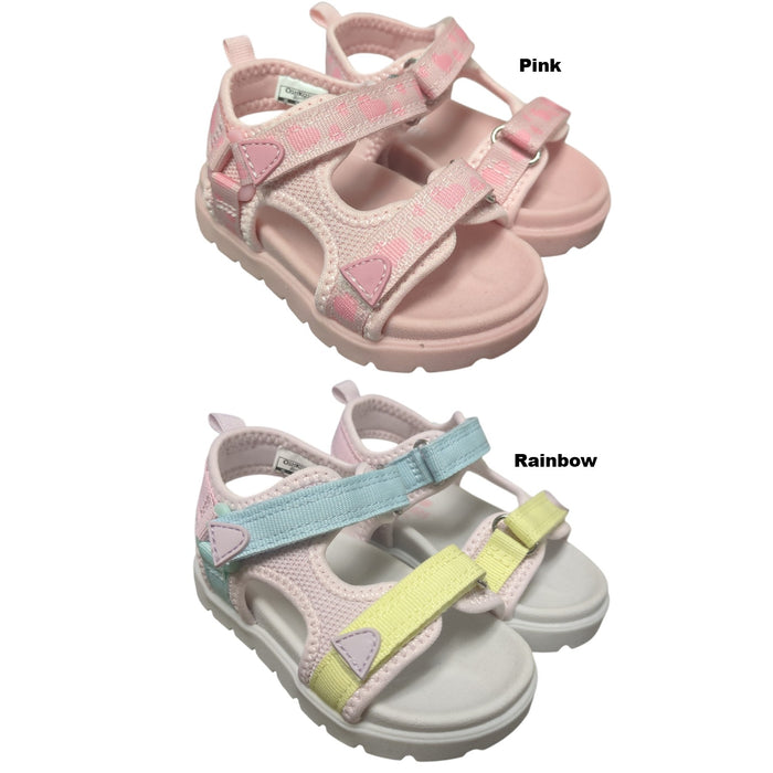 OshKosh B'Gosh Toddler Girls Hook & Loop Strap Sandal, Meadow