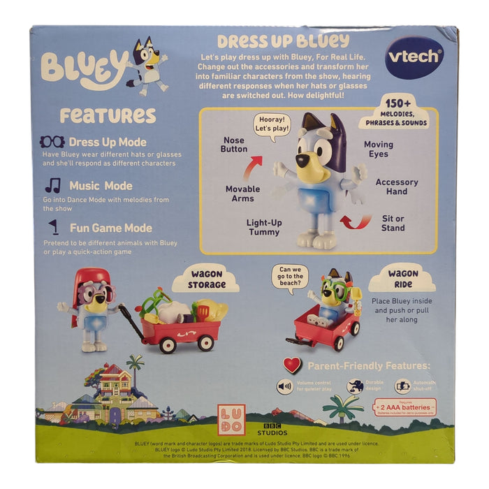 VTech Bluey Dress-Up with 9 Accessories & Wagon