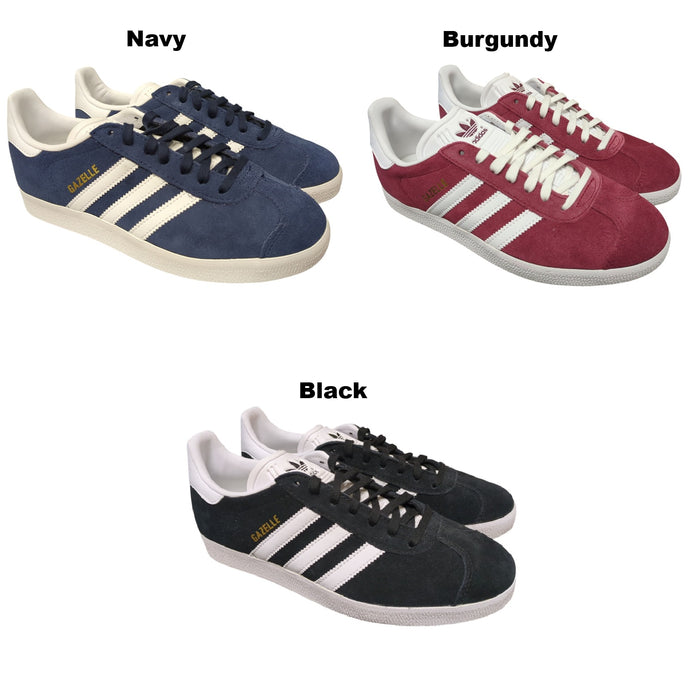 Adidas Men's Retro-Inspired 3 Stripe Lace-Up Gazelle Shoe