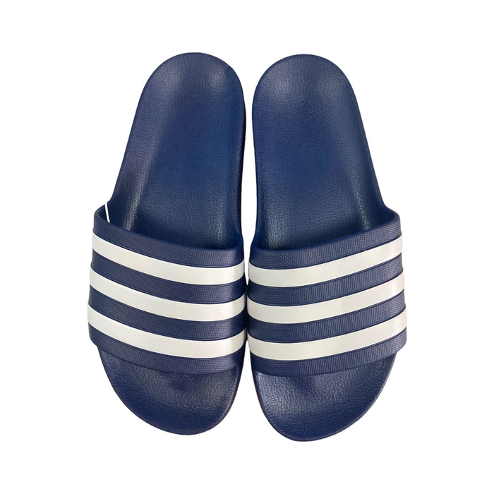 Adidas Men's Slip On Adilette Aqua Cloudfoam Footbed Slide Sandals