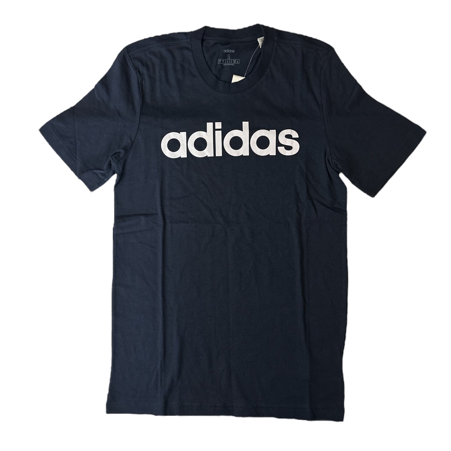 Adidas Men's Big Logo Graphic Print Short Sleeve Crewneck Tee