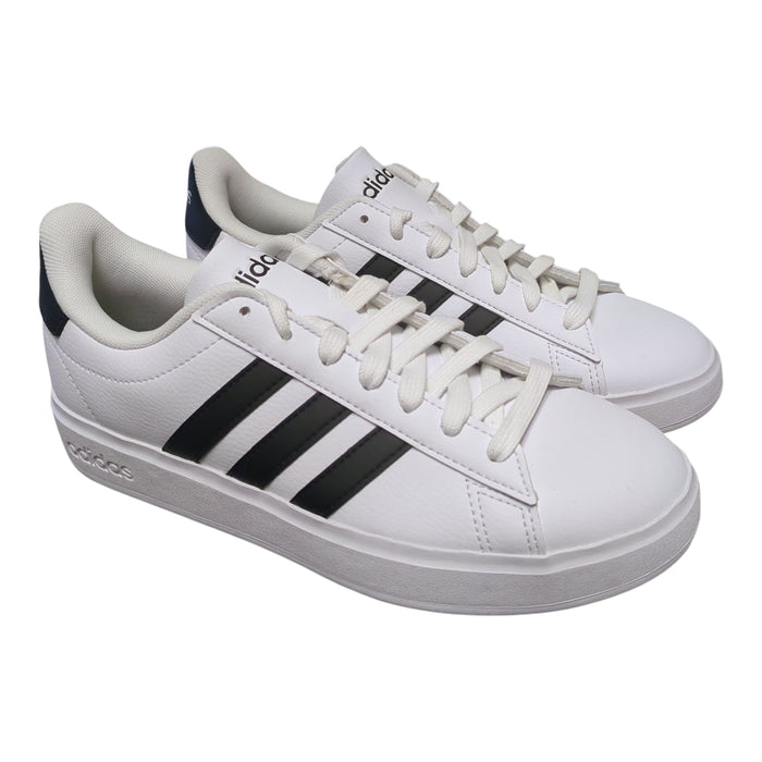 Adidas Women's Lace Up Grand Court 2.0 Cloudfoam Low-Top Shoes