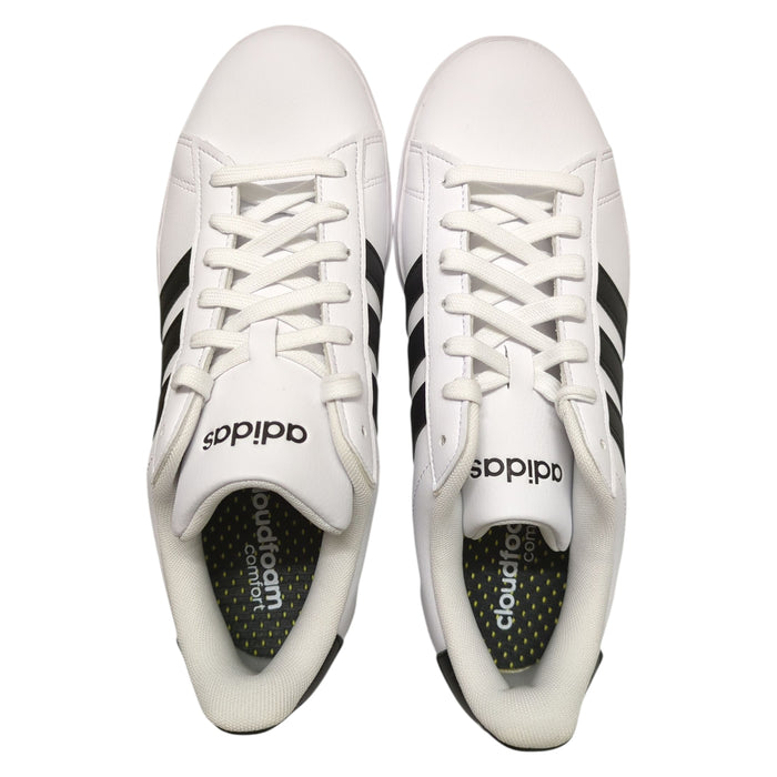 Adidas Men's Lace Up Grand Court 2.0 Low-Top Shoes