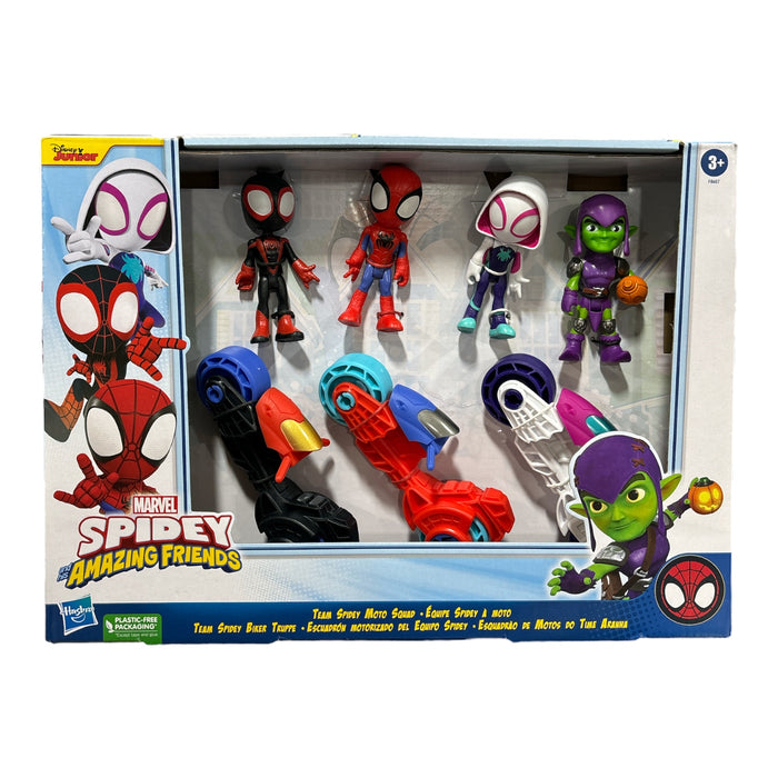 Disney Junior Marvel Spidey & Amazing Friends Motorized Squad, Ages 3+