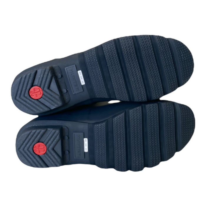 Hunter Women's Original Tall Waterproof Pull On Matte Rain Boots, Navy, Size 9