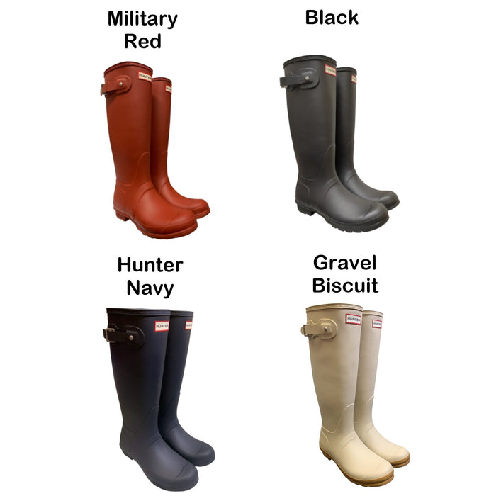 Hunter Women's Original Tall Waterproof Rain Boots with Non-Slip Outsole