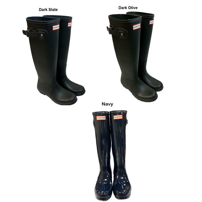 Hunter Women's Original Tall Waterproof Non-Slip Outsole Rain Boots