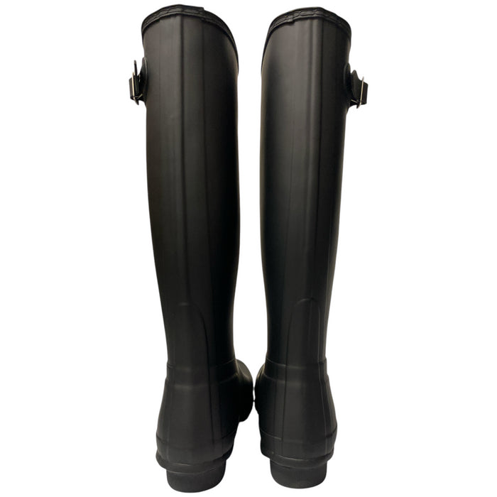 Hunter Women's Original Tall Waterproof Rain Boots, Dark Slate, 6