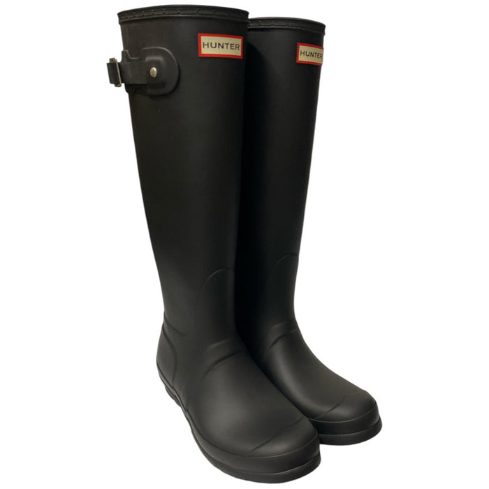 Hunter Women's Original Tall Waterproof Rain Boots, Dark Slate, 7