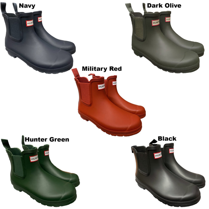HUNTER Women's Original Waterproof Chelsea Rubber Pull-On Boot