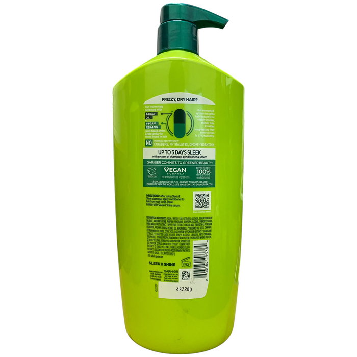 Garnier Fructis Sleek & Shine Smoothing Conditioner with Pump, 40 oz
