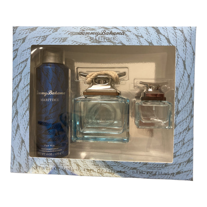 Tommy Bahama Maritime Journey 3 Piece Cologne and Body Spray Gift Set