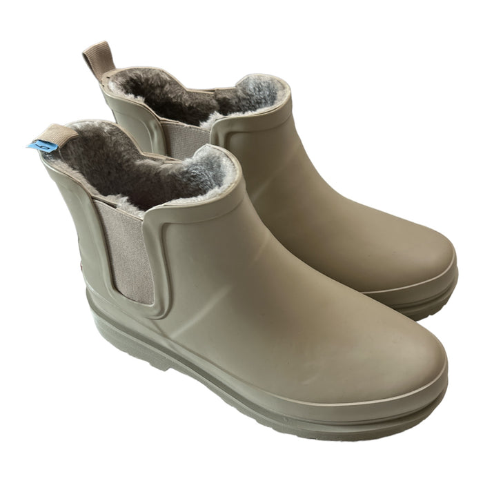 Chooka Women's Waterproof Faux Fur Lined Rubber Rain Boot