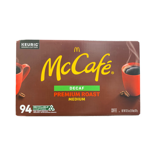 McCafe Decaf Premium Medium Roast K-Cup Coffee Pods, 94 ct