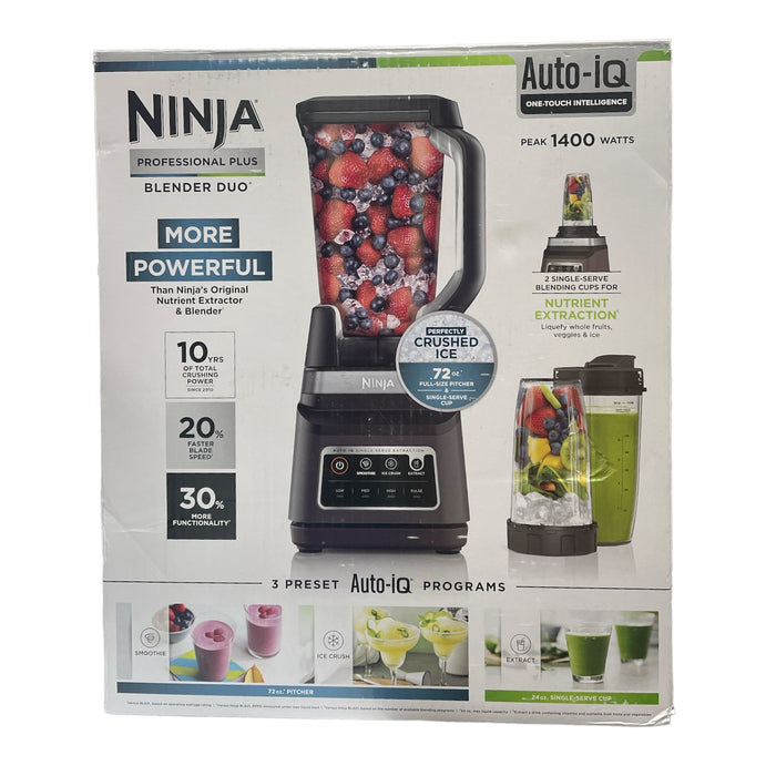 Open Box Ninja Professional Plus Blender DUO with Auto-iQ *Open Box*