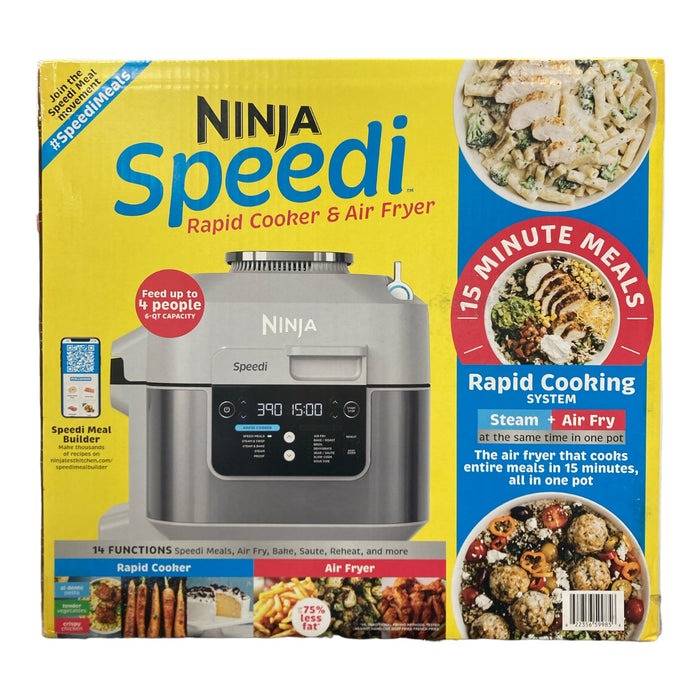 Ninja Speedi Rapid Cooker & Air Fryer 14-in-1 6-Qt. Capacity, Sea Salt Gray