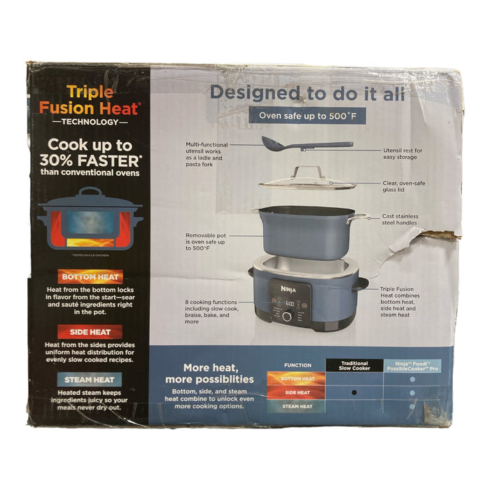 Ninja Foodi 8.5Qt Possible Cooker Pro, Blue