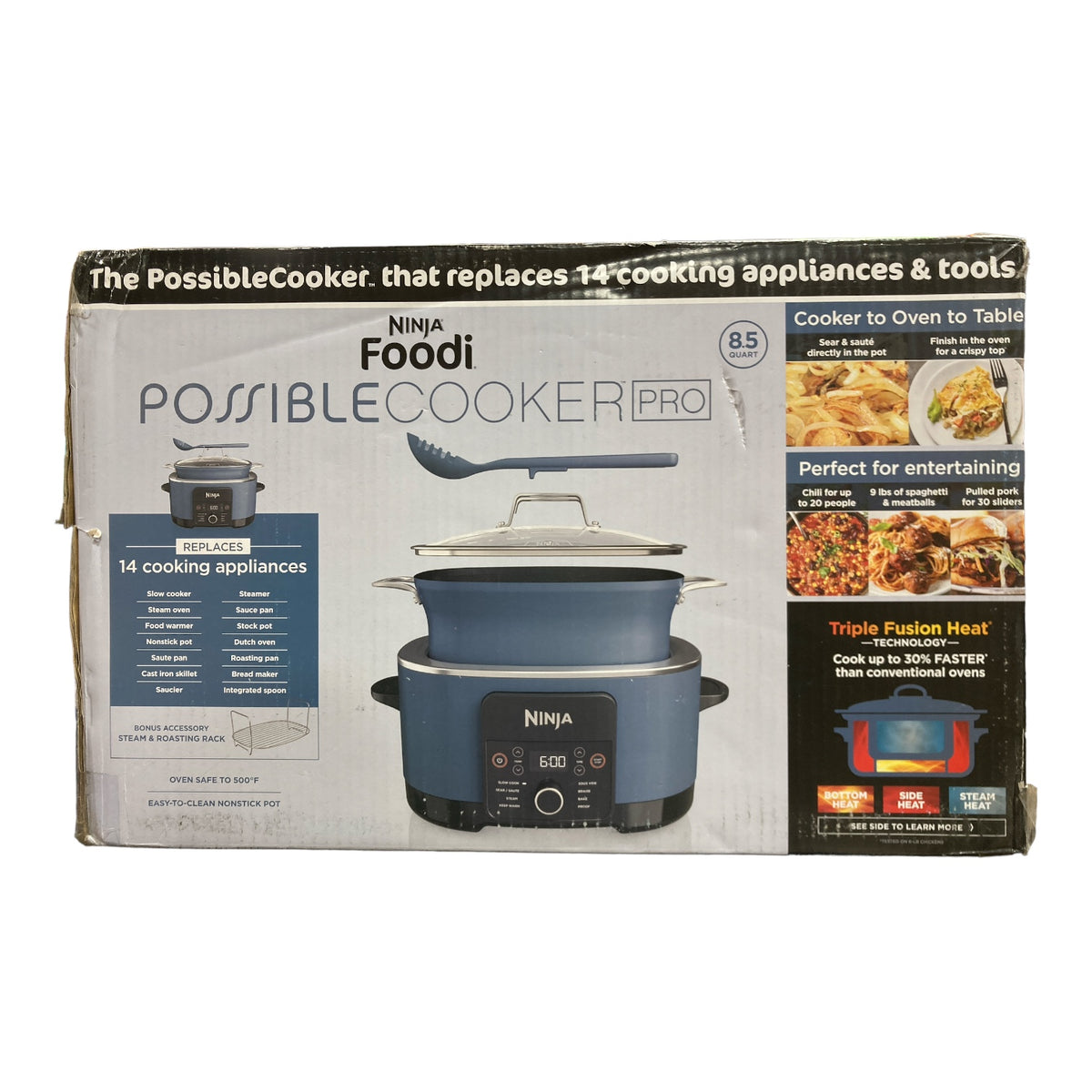 Ninja Foodi PossibleCooker PRO 8.5 Quart Multi-Cooker, Blue — Ewirelessgear