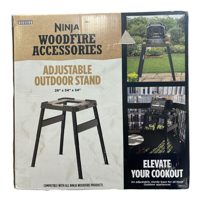 Ninja Woodfire Adjustable Outdoor Stand with 3 Height Levels, XSKUNSTAND