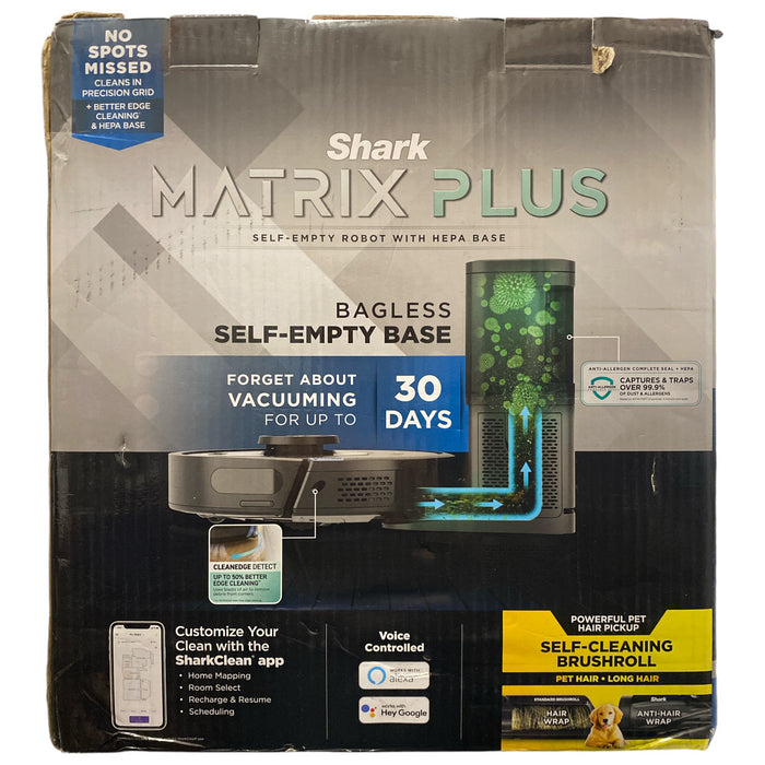 Shark Matrix Self-Emptying Robot Vacuum With 30 Day Dock, UR2360S