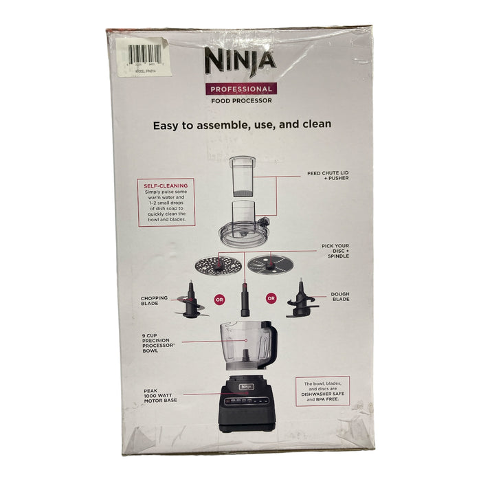 Ninja Professional Auto-IQ 1000W Food Processor, 9 Cup