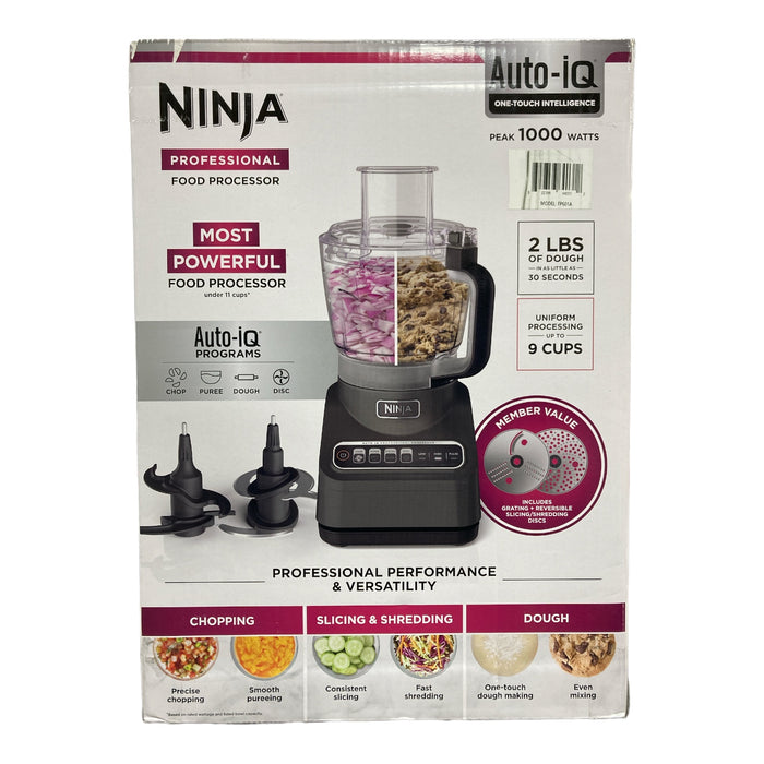 Ninja Professional Auto-IQ 1000W Food Processor, 9 Cup