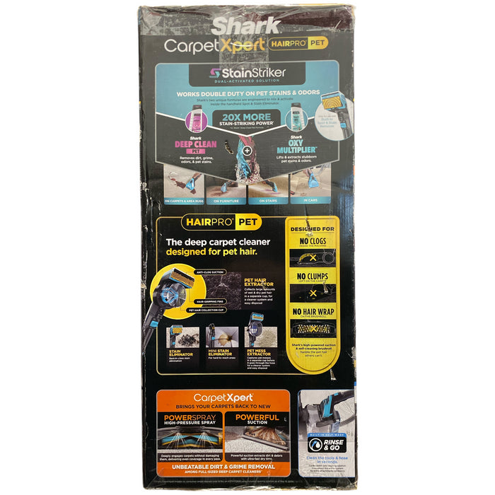 Shark CarpetXpert HairPro with StainStriker Carpet & Upholstery Cleaner, EX304