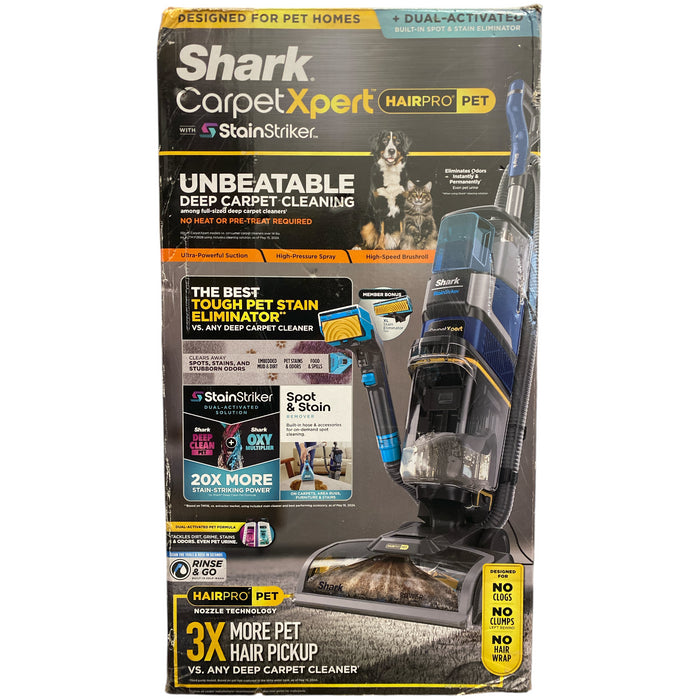 Shark CarpetXpert HairPro with StainStriker Carpet & Upholstery Cleaner, EX304