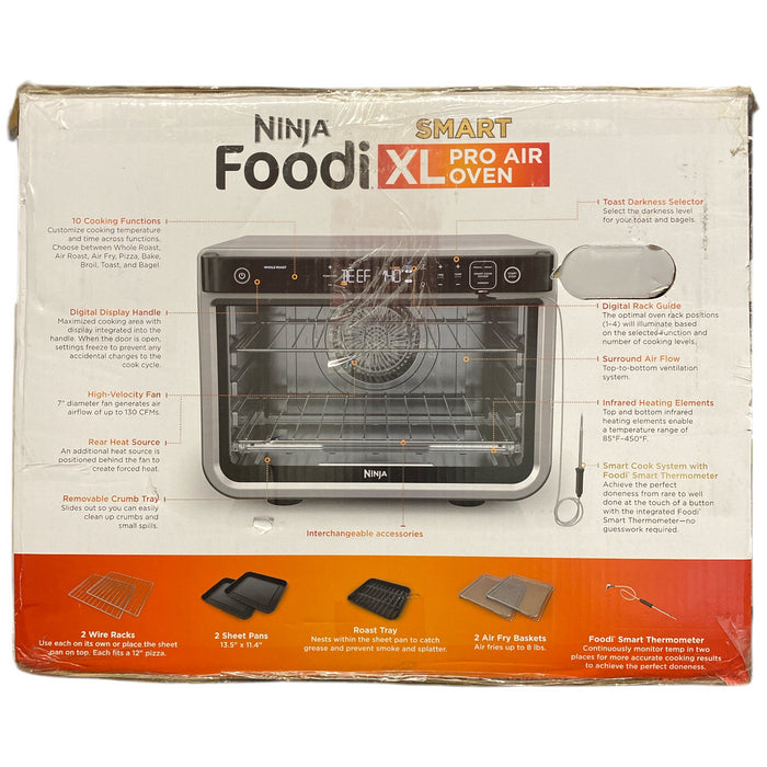 Ninja Foodi 10-in-1 Smart XL Pro Air Countertop Oven, DT255A