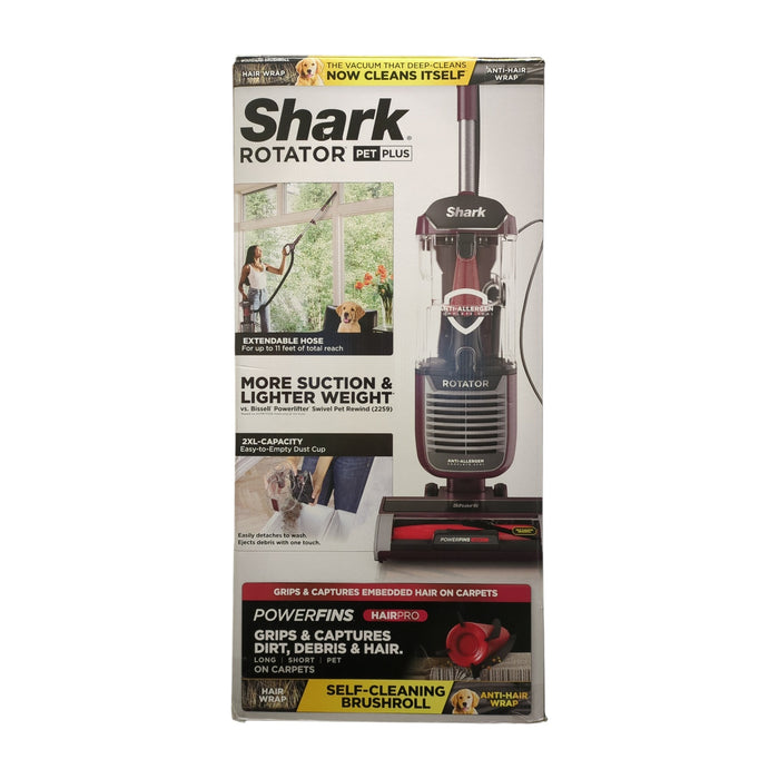 Shark Rotator Anti-Allergen Pet Plus Corded Upright Vacuum, Burgundy