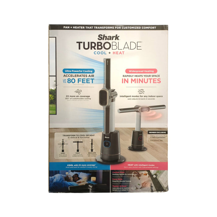 Shark TurboBlade Cool & Heat Ultra-Customizable Bladeless Tower Fan & Heater