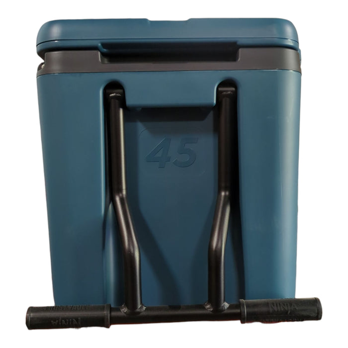 Ninja FrostVault Wheeled Cooler with Dry Zone, 45Qt, Ocean Blue