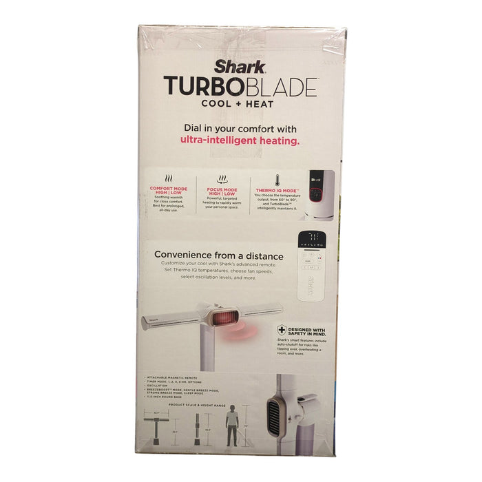 Shark TurboBlade Ultra Bladeless Tower Fan & Heater, TH205CO