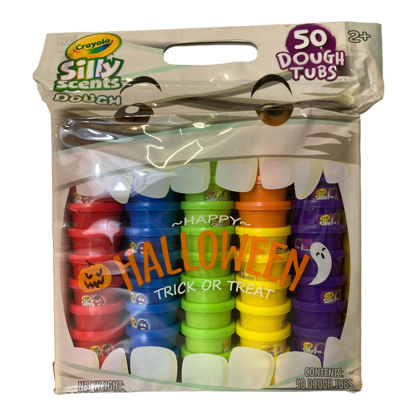 Crayola Silly Scents Dough Tubs Halloween Pack, 1oz 50 Count