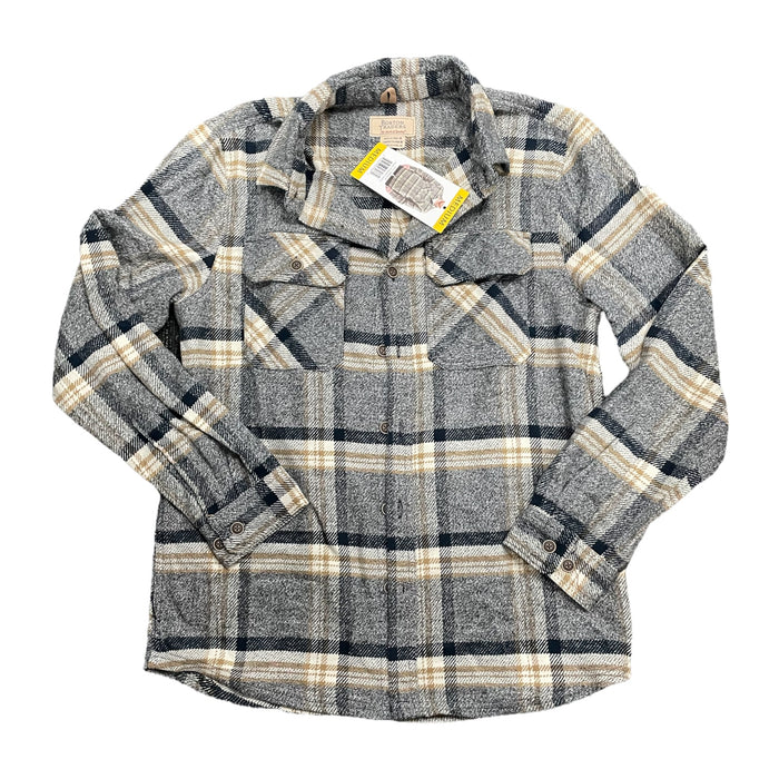 Boston Traders Men's Brawny Long Sleeve Button Down Flannel Shirt