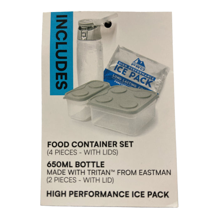 Arctic Zone Pro Expandable Insulated Lunch Pack, with Food Containers/Bottle