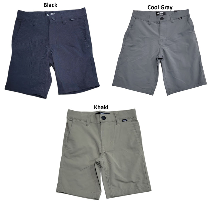 Hurley Boy's Stretch Soft Comfort Easy Care Trek Hybrid Short