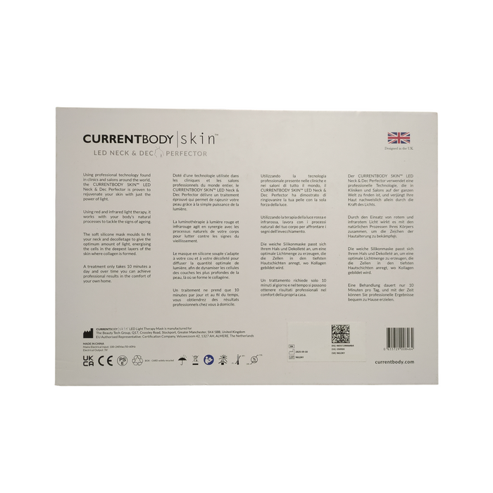 CurrentBody Skin Infrared LED Light Neck & Decolletage Mask, Series 1
