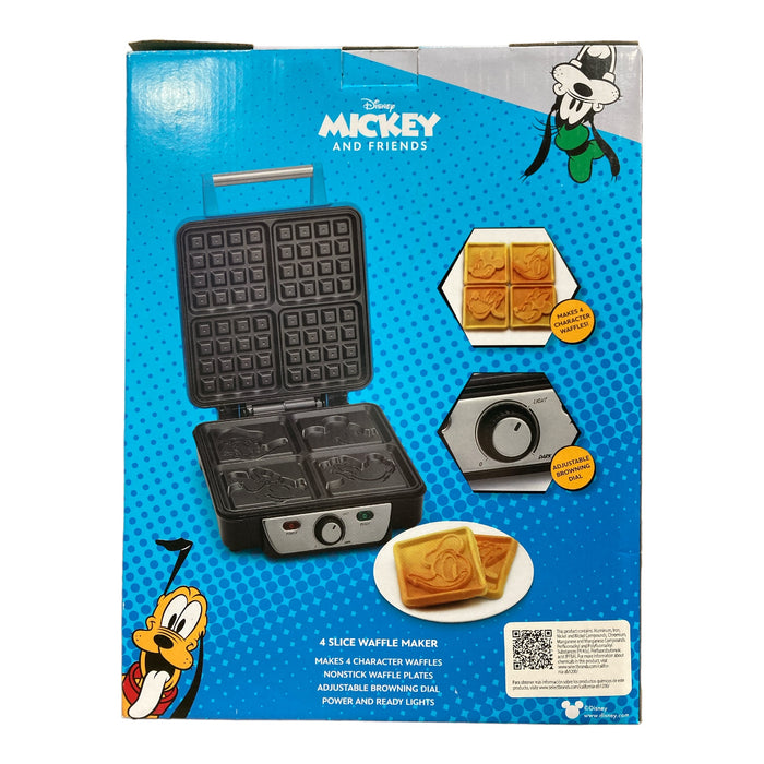 Mickey and Friends 4-Slice Non-Stick Waffle Maker