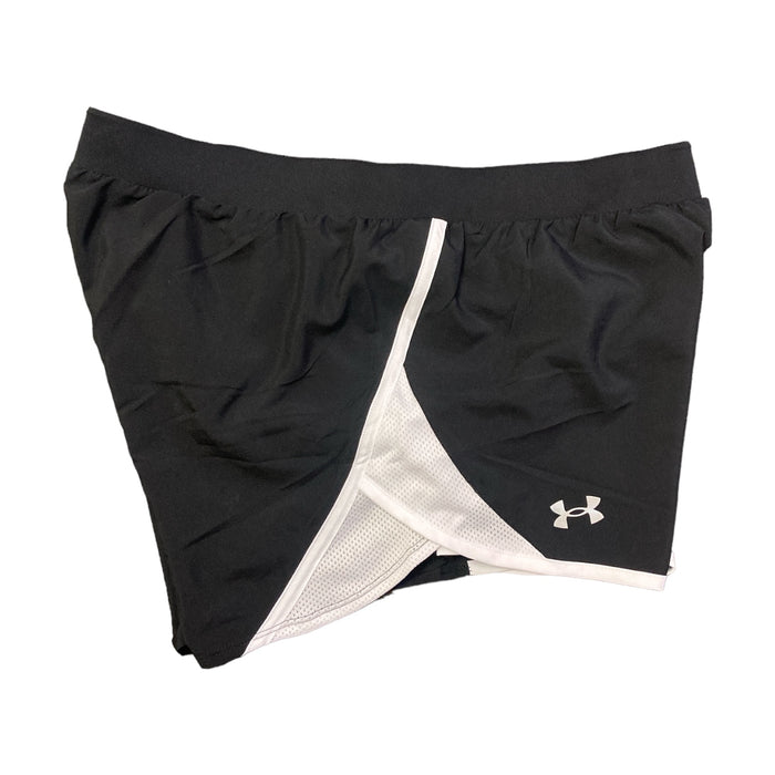 Under Armour Women's Mesh Detail Moisture Wicking Breathable Fly-By 2.0 Running Shorts, 1350196