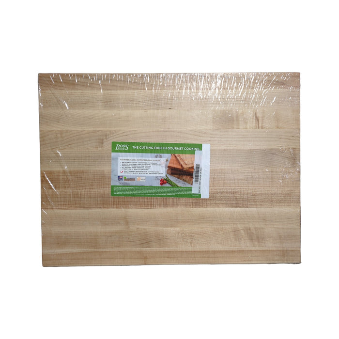John Boos Maple Edge-Grain Cutting Board, 24"x18"x1.5"